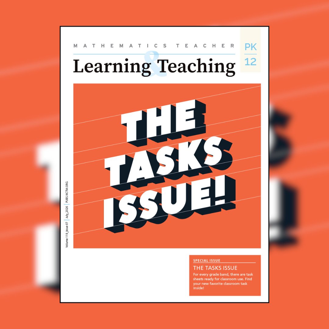 NCTM's tweet photo. The latest issue of MTLT is out now! 💥

For every grade band, there are task sheets ready for classroom use. Find your new favorite classroom task inside! 👉https://t.co/G71uvgLfhw https://t.co/EEs6m4PBHb