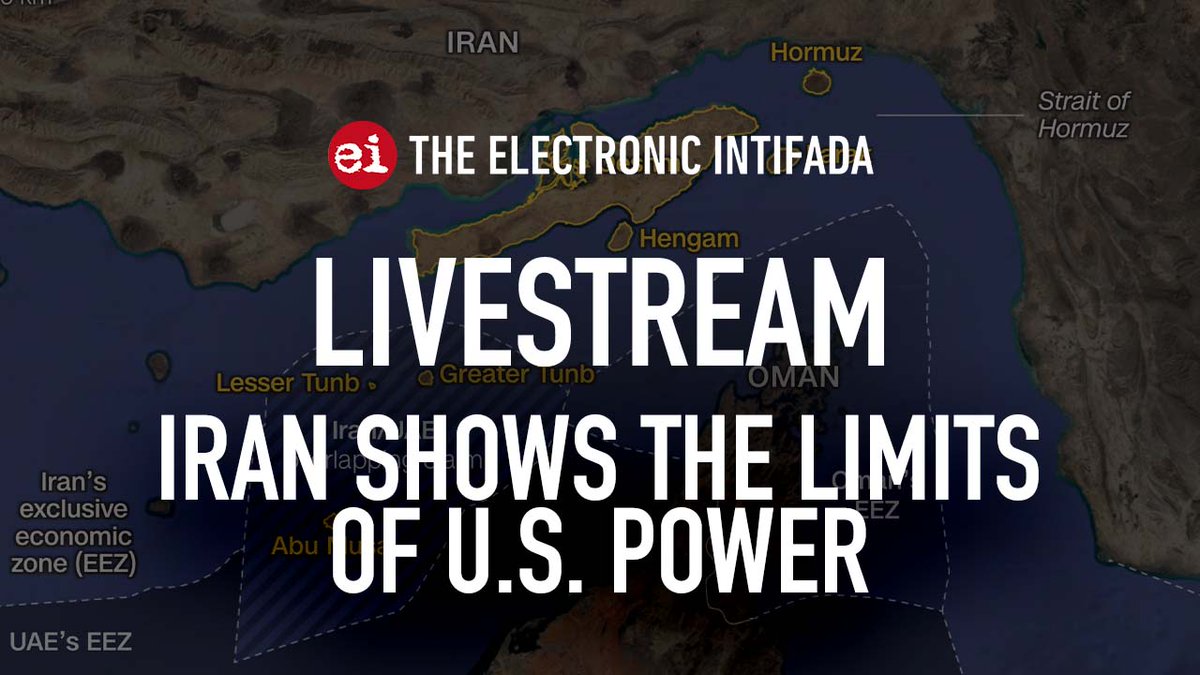 intifada's tweet photo. 🔴 LIVE

@JonElmer reports on the exchange of fire in the Strait of Hormuz and the status of the ceasefire in South Lebanon. 

YouTube: https://t.co/D8itIcjx7M
Rumble: https://t.co/bAsWEjeFza https://t.co/GGqzqWpIUm