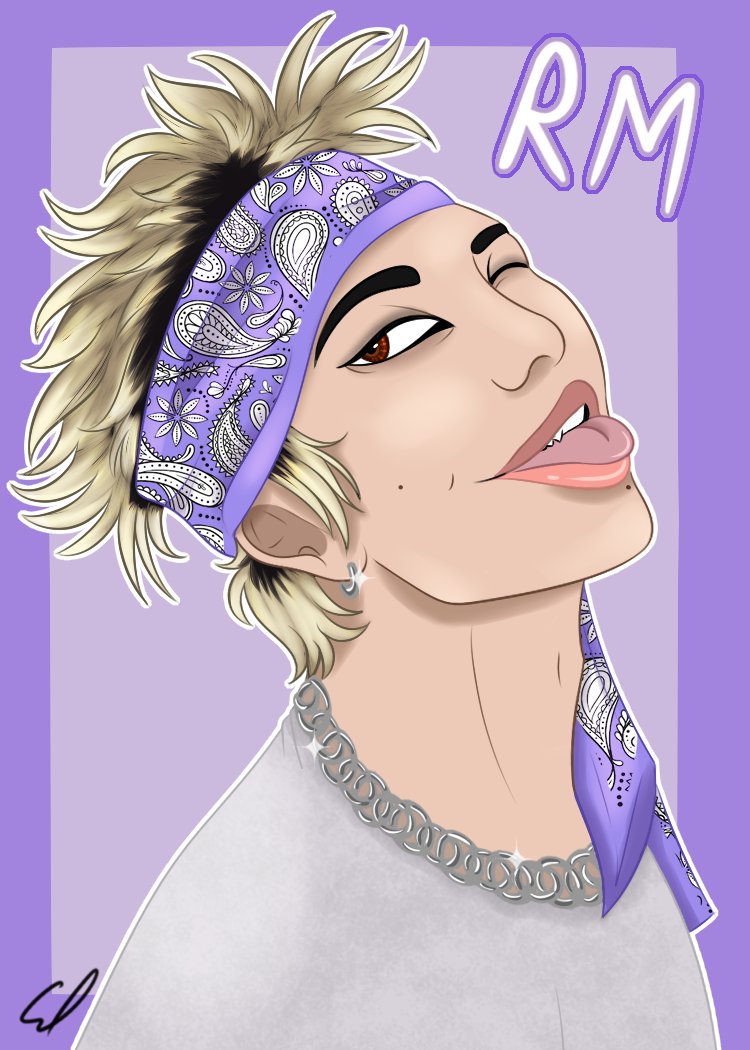 LadySunny_16's tweet photo. I'm going to a BTS concert in August!! so i drew some little photo cards of the boys i plan to pass out as freebies! 

Gotta start off with my president Namjoon! 

#digitalart / #bts / #humanart / #rm / #bangtan https://t.co/UqJjZe70ia