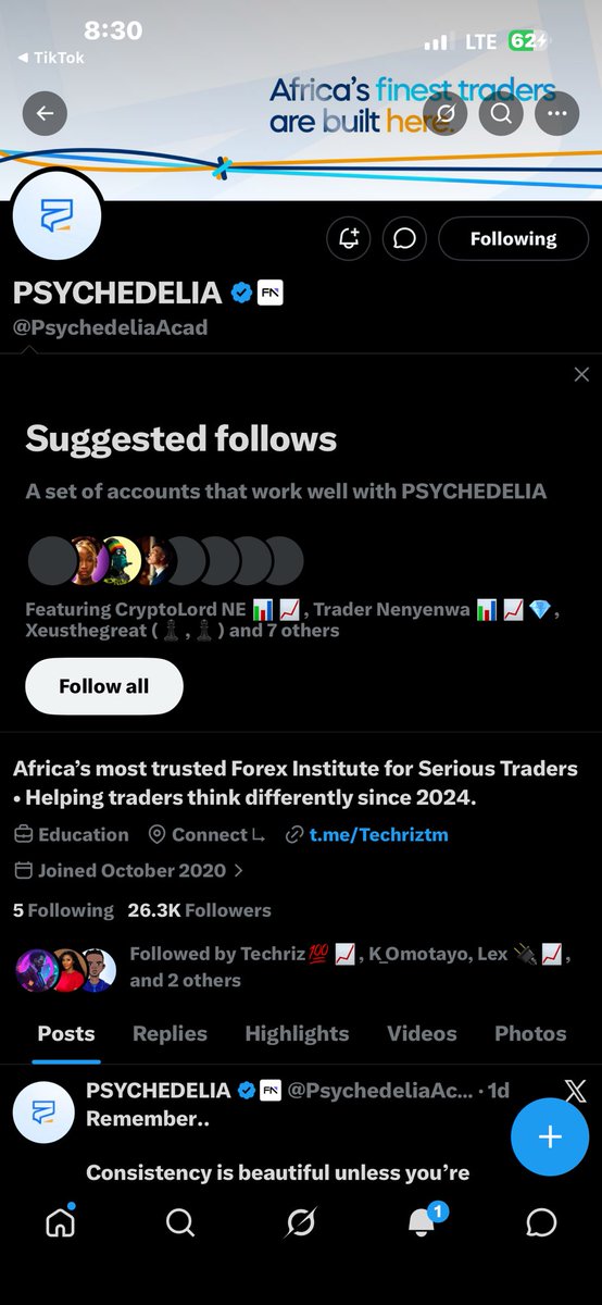 BIG__SHERIFF's tweet photo. @Techriztm @PsychedeliaAcad @FundedNext @TraderHadesh Done ✅ https://t.co/ELSx2cUC5H