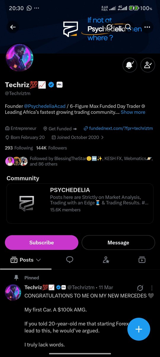 SimeoniKoss's tweet photo. @Techriztm @PsychedeliaAcad @FundedNext @TraderHadesh Done ✅ https://t.co/q5W2t4E2c9