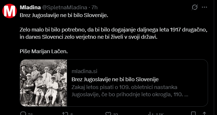DrRugeljJan's tweet photo. Ah, @SpletnaMladina spet s svojimi polit-parolami "brez juge ni Slovenije"
Slovenija (Karantanija)  je bila samostojna že v 7. stoletju
Pa smo zaj... in se pustili podrediti.
Ni kaj, nabili smo Srbe in smo samostojni.
Na današnji dan pred 35. leti https://t.co/iwxquBDFyd