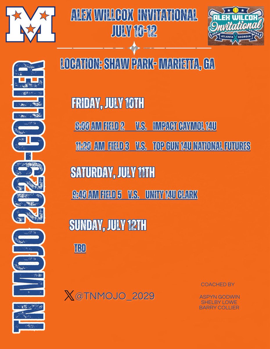 sblewiss14's tweet photo. @NDsoftball @CoachDeOliveira @2Ganeff @Coach_pooch Here is our schedule for the Atlanta Legacy! https://t.co/mj6lnQop3B