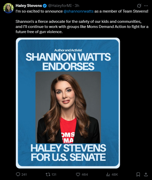 CMArchibald's tweet photo. Moms Demand Action against gun violence unless those guns are aimed at Palestinian children apparently. https://t.co/GVu3g41UYA