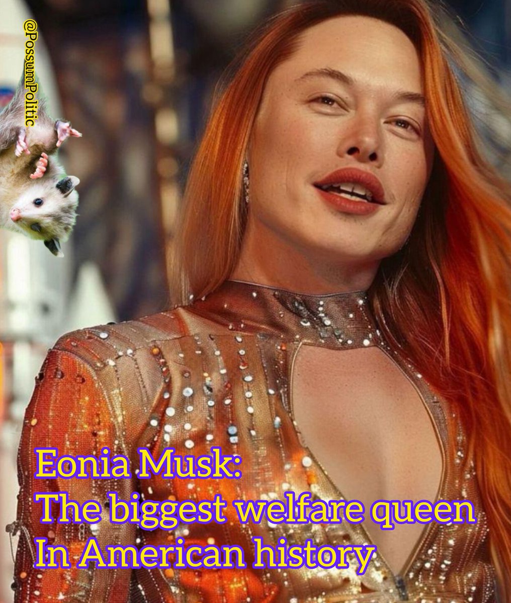 PossumPolitic's tweet photo. Looks like JD Vance is bringing back the old welfare queen attack.  The real welfare queen is 👇 https://t.co/iMqFBxSLwq