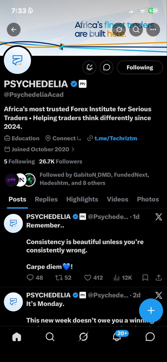 MitchellNkem's tweet photo. @Techriztm @PsychedeliaAcad @FundedNext @TraderHadesh Done https://t.co/Fe0QAx4Ghd
