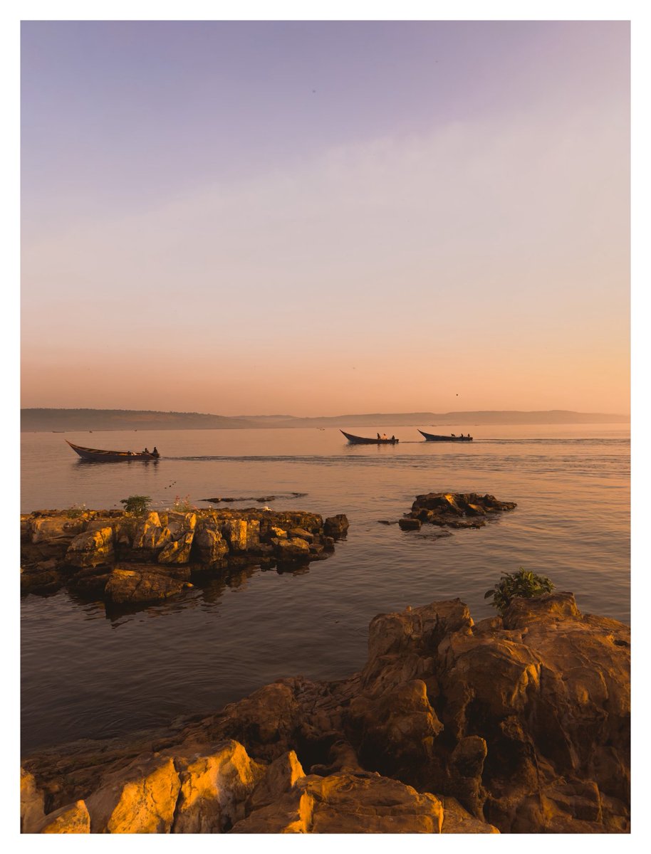 bryanodong's tweet photo. Golden hour. 
Lake Victoria 
Buikwe District https://t.co/ID6P3Oqpcp