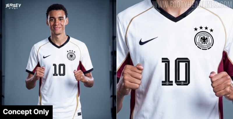 FCbayern688302's tweet photo. 📸 Germany Euro 2028 Home Kit.

[@Footy_Headlines] https://t.co/DctdTnB6Ob