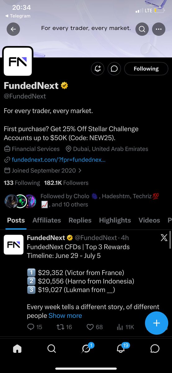 _kings0's tweet photo. @Techriztm @PsychedeliaAcad @FundedNext @TraderHadesh Done ✅ https://t.co/KWoTk0DCC9