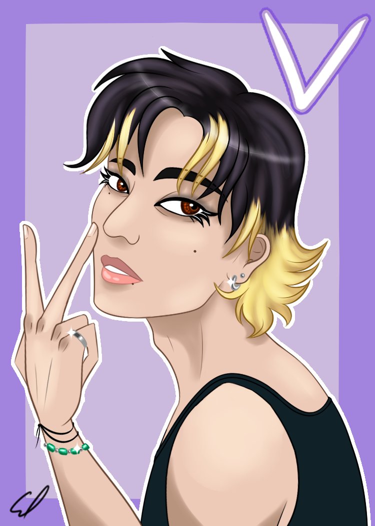 LadySunny_16's tweet photo. Love of my fucking love over here..... god i miss this hair!

#digitalart / #bts / #humanart / #v / #bangtan https://t.co/PqMzQC5G4P