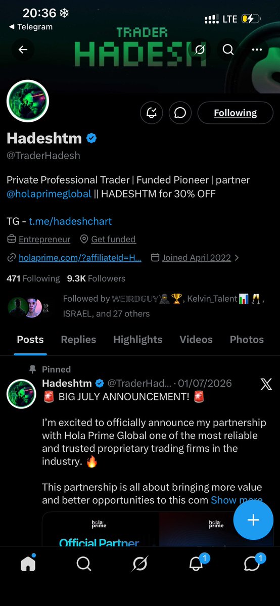 FishCRT's tweet photo. @Techriztm @PsychedeliaAcad @FundedNext @TraderHadesh Done https://t.co/8EFmNkl9xu
