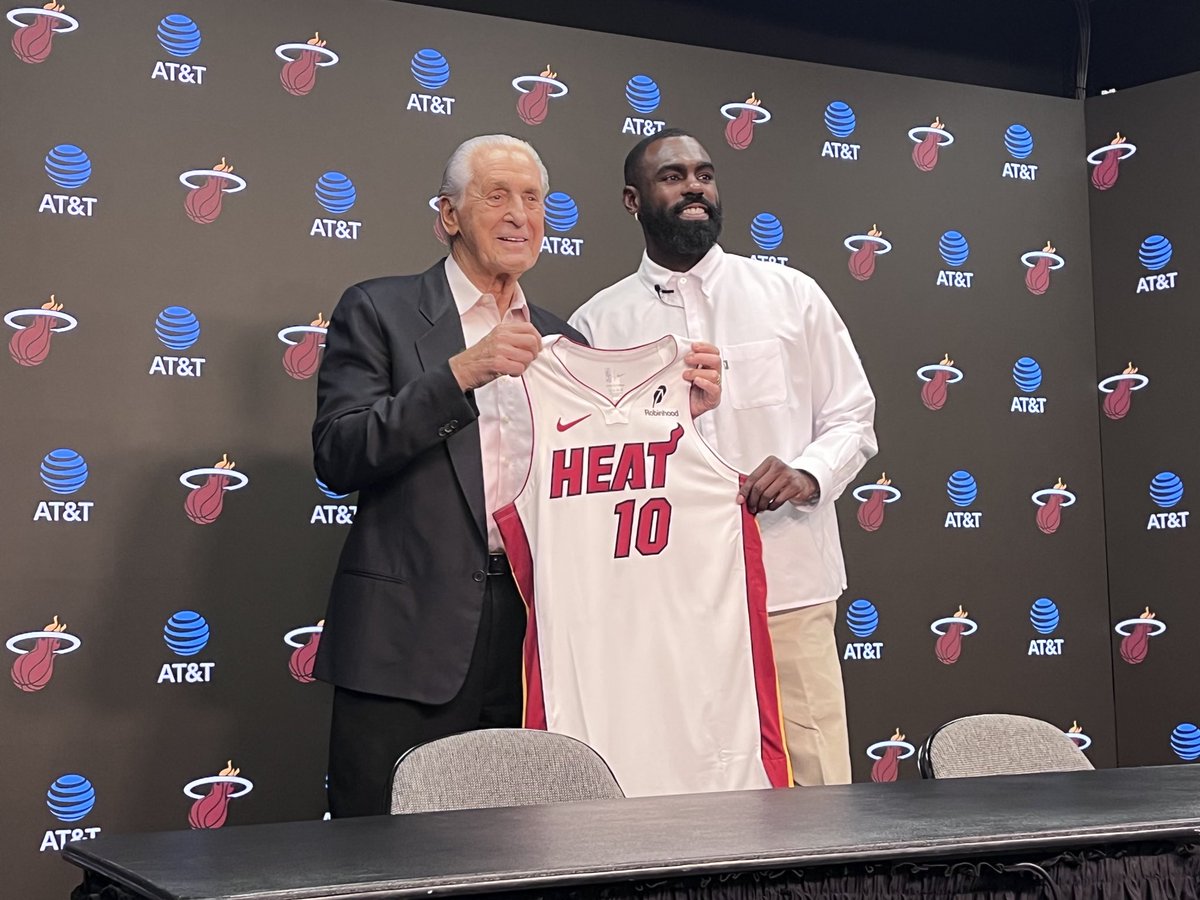 PolymarketHoops's tweet photo. Tim Hardaway Jr. will be repping his dad’s retired number with the Heat 🔥

(via @MiamiHEAT) https://t.co/cRXHNflAWZ