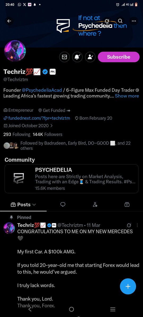 sommabanks's tweet photo. @Techriztm @PsychedeliaAcad @FundedNext @TraderHadesh Done ✨ https://t.co/IarJrkceik