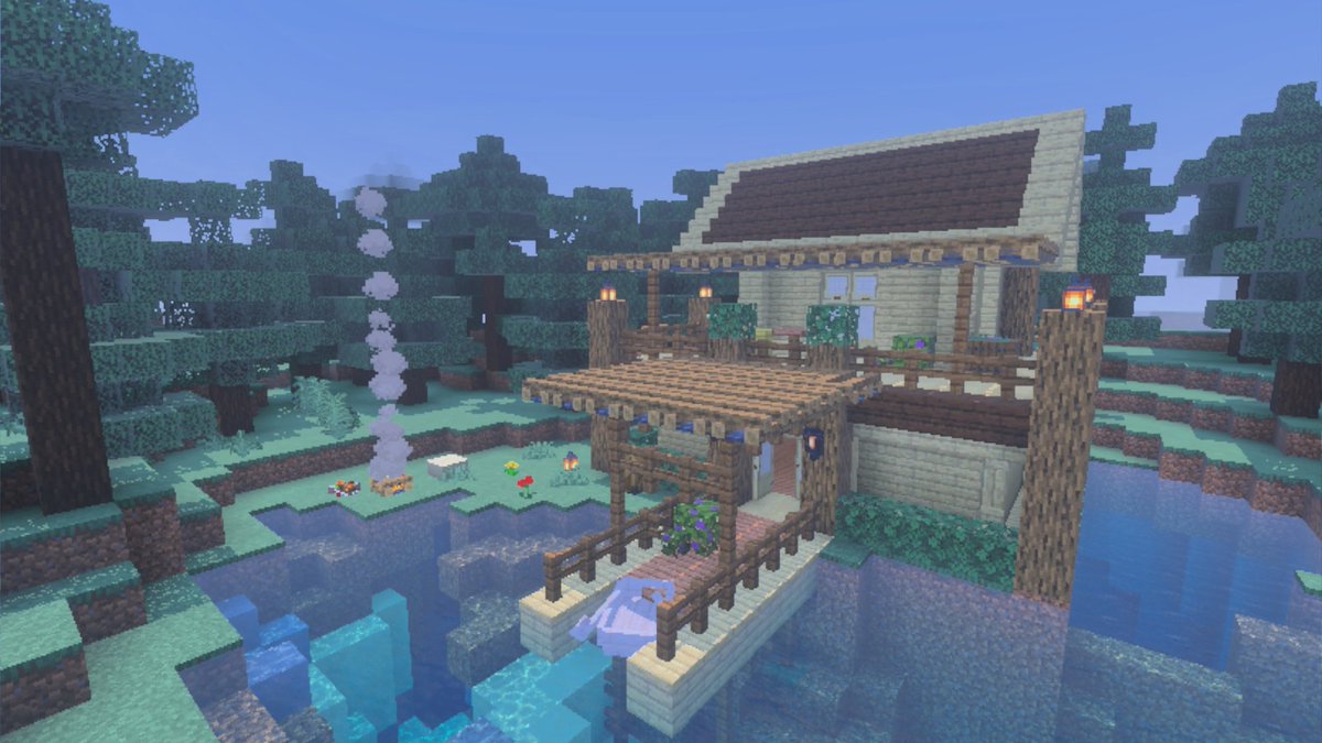 sumishiro_lab's tweet photo. 今朝上げたものにちょっと手を加えてみました

楽しい♡
#マイクラ #マインクラフト
 #Minecraft https://t.co/Gu6xvRyxAW