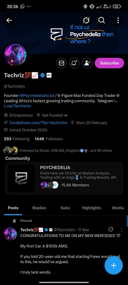 DripAkpan's tweet photo. @Techriztm @GiftyTwist1 @PsychedeliaAcad @FundedNext @TraderHadesh Done 
1.2k comments now 
How lucky would I have to be 
Let's goo https://t.co/tuxW7c5981