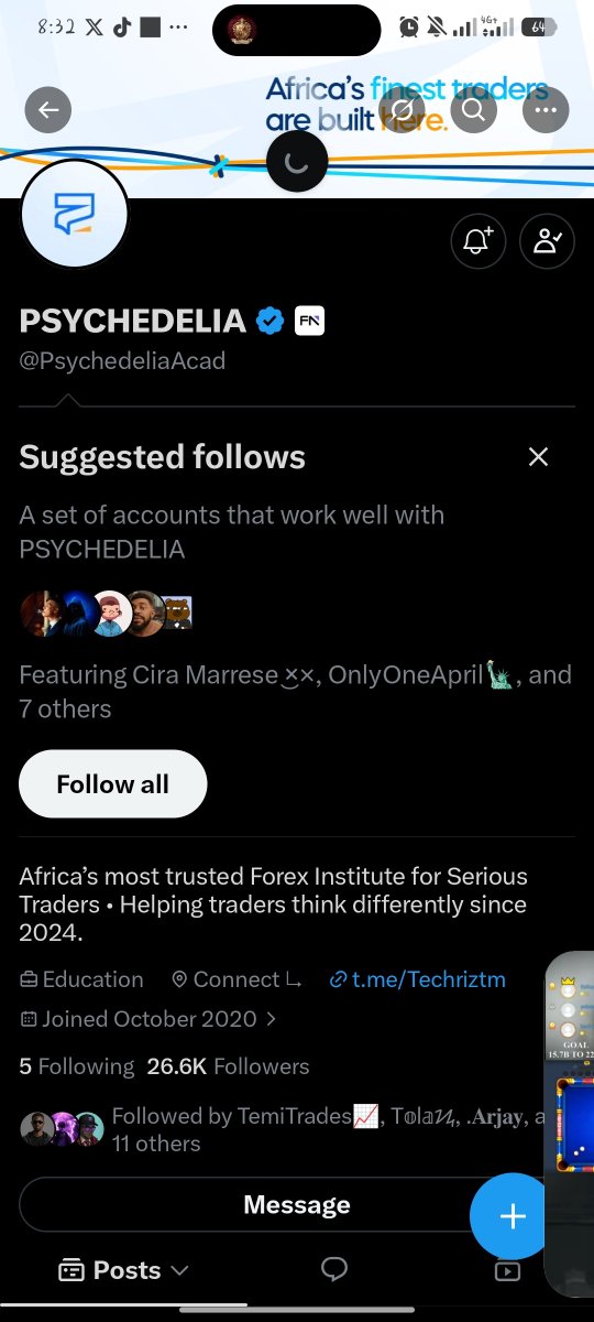 Mannythelast's tweet photo. @Techriztm @PsychedeliaAcad @FundedNext @TraderHadesh Done Sir! From my mouth to God's ears 🙏🏾 https://t.co/wWbu7yhyLo