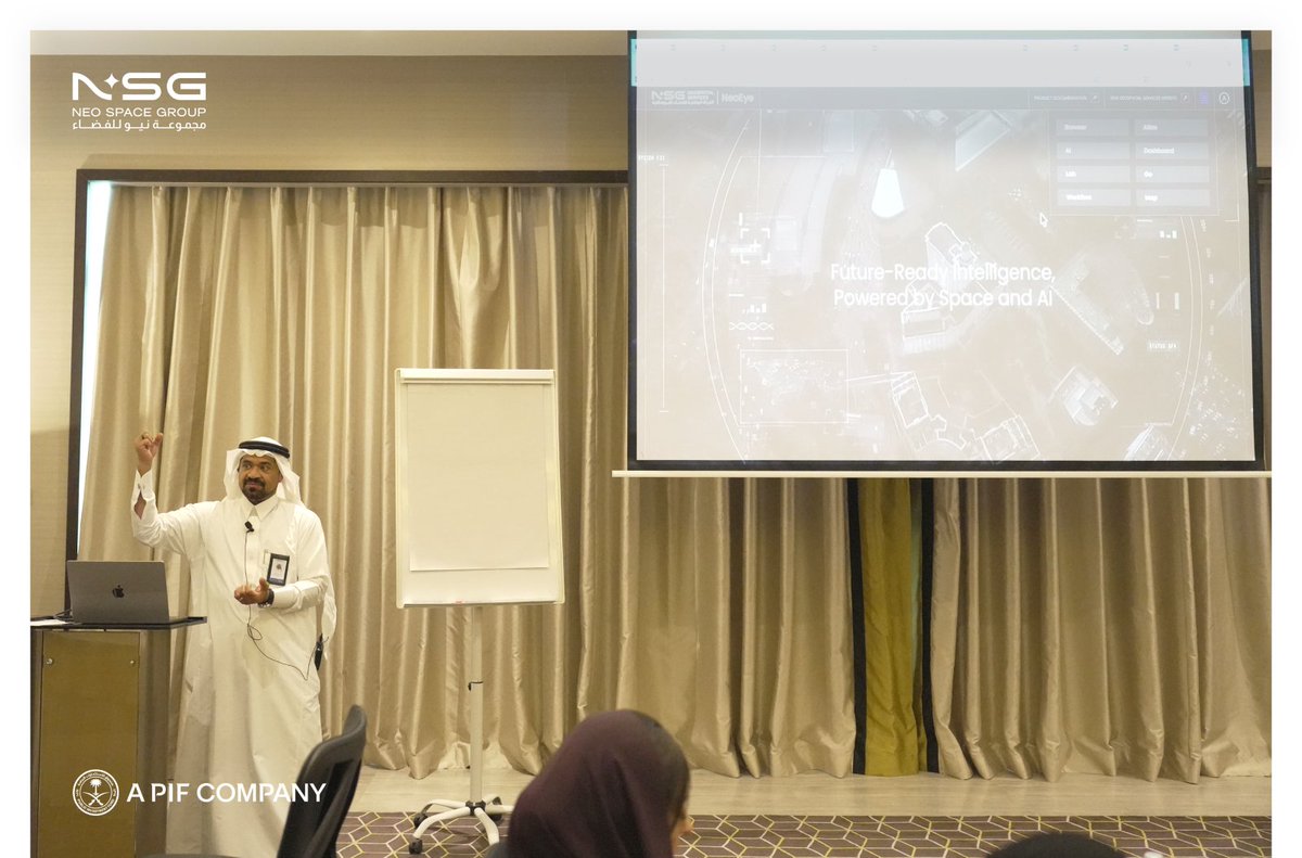 NeoSpaceGroup's tweet photo. من المملكة.. إلى المملكة، نزرع المستقبل ونعزز استدامة البيئة بحلول فضائية متقدمة.

اختتمت مجموعة نيو للفضاء (NSG) اليوم ورشة عمل متخصصة في حلولها الفضائية والجيومكانية المتقدمة لقطاعي الزراعة والبيئة، حيث شكّلت الورشة منصة استراتيجية لتبادل الخبرات مع نخبة من ممثلي الجهات الحكومية والخبراء. 

استُعرض خلالها كيف تساهم حلول مجموعة نيو للفضاء (NSG) في دفع عجلة الاستدامة وتطوير هذه القطاعات الحيوية في المملكة، بما يدعم اتخاذ قرارات ذكية وسريعة بكفاءة عالية.

كما سُلط الضوء في هذه الورشة على قدرات المجموعة في تسخير تقنيات الفضاء من الجيل الجديد، من خلال الحلول المتكاملة:

-  منصة NSG UP42: لرصد الأرض من خلال الصور الفضائية المتقدمة وإتاحة الوصول إلى البيانات.

-  منصتا NeoEye و NeoMaps:  للاستطلاعات الجيومكانية الوطنية المتقدمة وحلول الخرائط.

-  الاتصالات الفضائية: لتوفير اتصال موثوق وآمن وفعّال من حيث التكلفة، يدعم تبادل البيانات، والمراقبة الفورية، واتخاذ القرار عبر المناطق واسعة النطاق والنائية.

لماذا تعد هذه الحلول ركيزة لمستقبلنا؟

دقة في اتخاذ القرار: توفير صور فضائية وبيانات جيومكانية موثوقة تدعم التخطيط الاستراتيجي بكفاءة عالية.

إدارة ذكية للموارد: تعزيز كفاءة استخدام المياه، مراقبة المحاصيل، ورصد التغيرات البيئية بدقة فائقة حتى في المناطق النائية، باستخدام الذكاء الاصطناعي وبقدرات وطنية متمكنة.

ومن خلال استعراض تطبيقات متخصصة في مراقبة المحاصيل، وإدارة الموارد المائية، ومتابعة التغيرات البيئية، أبرزت المجموعة دور تقنيات الفضاء في دعم الأمن الغذائي، ورفع كفاءة إدارة الموارد، وتعزيز الاستدامة، بما ينسجم مع مستهدفات رؤية السعودية 2030.

شكراً لكل من شاركنا اليوم. حضوركم وتفاعلكم هو الوقود الحقيقي لابتكاراتنا. ونؤكد في مجموعة نيو للفضاء استمرار التزامنا بتمكين الجهات الوطنية بحلول فضائية وجيومكانية متقدمة، وبناء القدرات والكفاءات الوطنية، بما يسهم في تنمية اقتصاد معرفي مستدام يخدم حاضر المملكة ومستقبلها.

#مجموعة_نيو_للفضاء
#مراقبة_الأرض
#إحدى_شركات_صندوق_الاستثمارات_العامة
#منصة_نيوأي
#الشركة_الوطنية_للخدمات_الجيومكانية
@NSG_Geospatial 
#NSGUP42