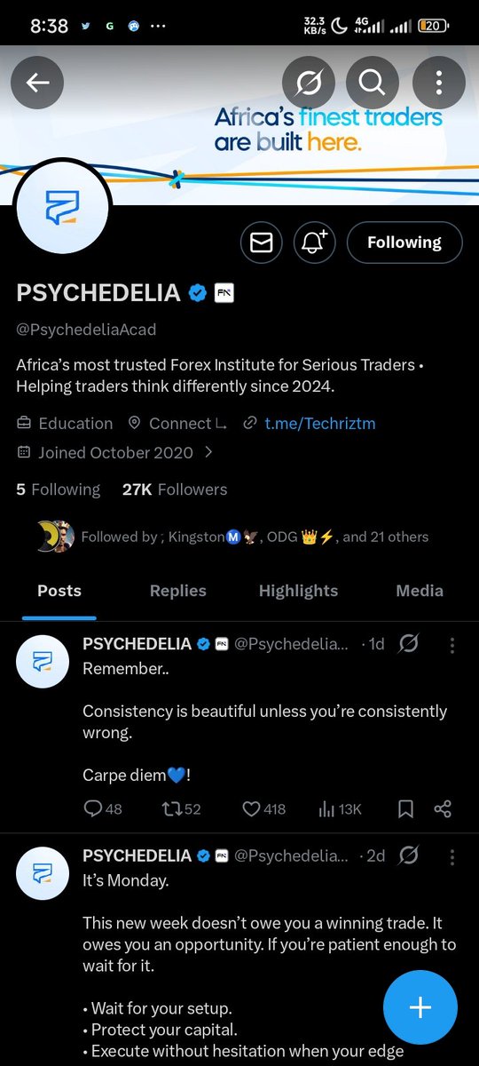 Clemsrex's tweet photo. @Techriztm @PsychedeliaAcad @FundedNext @TraderHadesh Done ✅ https://t.co/GdM8RVsN1F