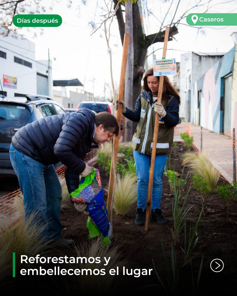 Municipalidad3F's tweet photo. ✨Eliminamos de una vez por todas el basural de Olavarría y Parodi en #Caseros con un gran trabajo de repavimentación y plantación sobre este sector.

Lo que terminaba con una esquina nuevamente sucia, se transforma para mantener la limpieza en #3F. ¡Cuidemos lo que es nuestro!🚯 https://t.co/C2hz1kZPrL