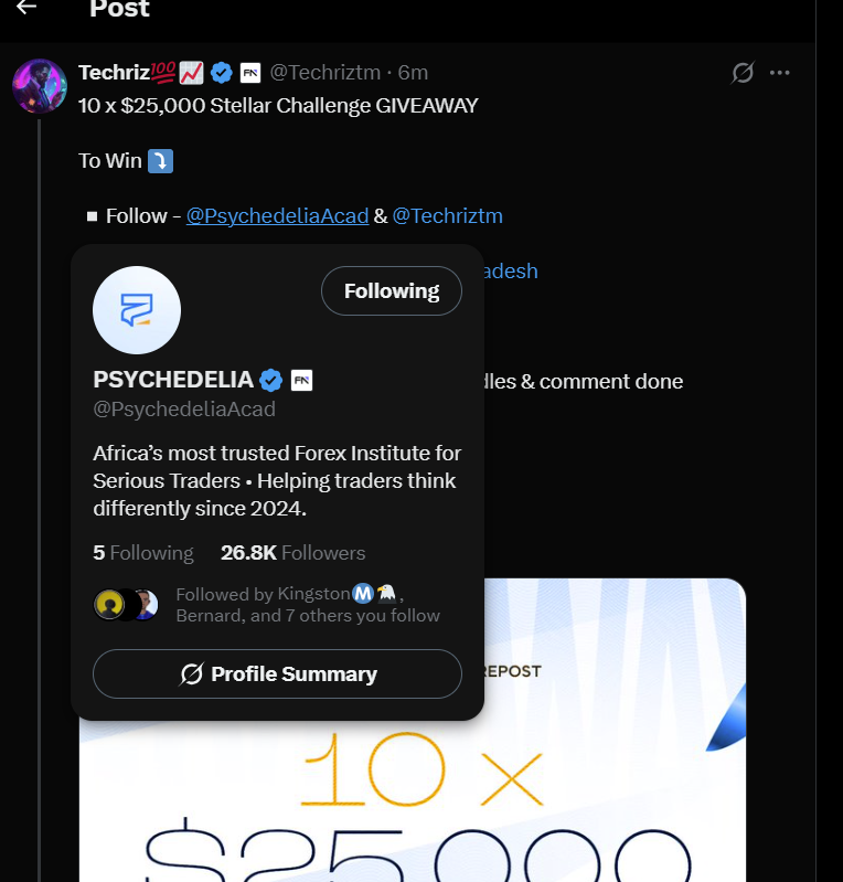 Invisible_bby's tweet photo. @Techriztm @PsychedeliaAcad @FundedNext @TraderHadesh Done https://t.co/psr3SLiq0X
