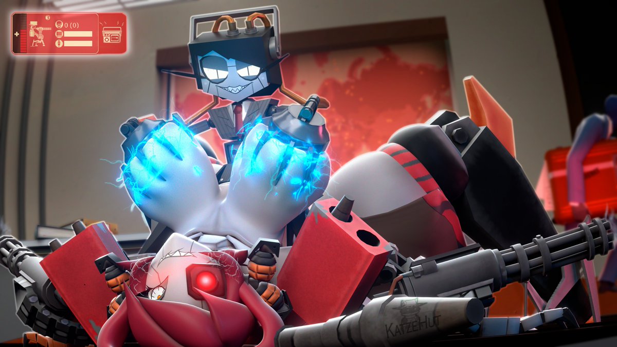 KatzeHut12_12's tweet photo. "There's a bug on my turret!!!"⛑️⛑️⛑️

(I couldn’t decide what facial expression to make on her. So I throw all 3)

Model by: @TetaDenta4422

#FreeSockCotton #TF2 #Senthia #MimiSentry https://t.co/T6rCjMaqF5