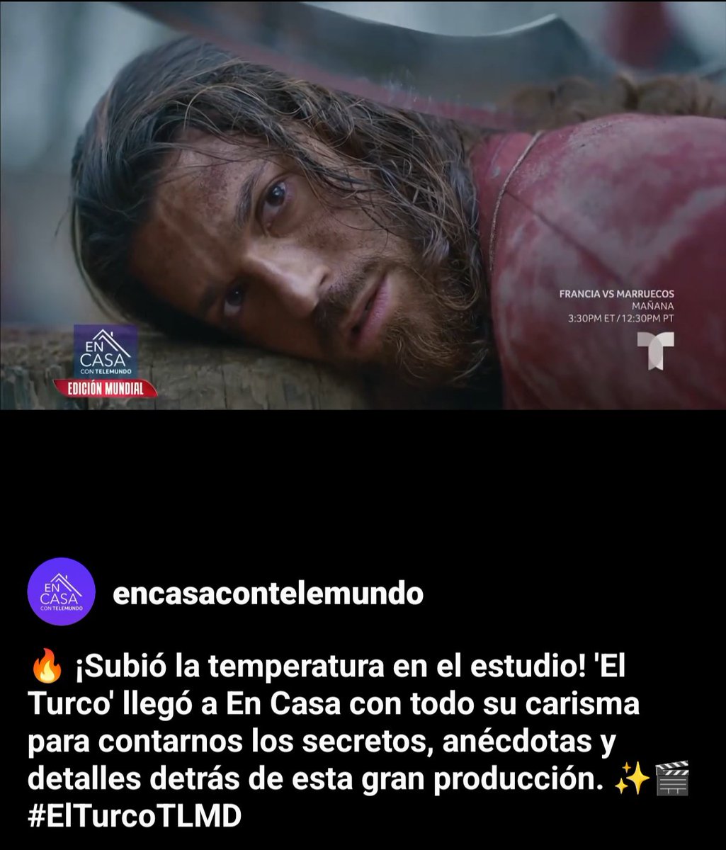 maria1010yo's tweet photo. 🔥¡Subió la temperatura en el estudio! 'El Turco' #CanYaman llegó a En Casa con todo su carisma para contarnos los secretos, anécdotas y detalles detrás de esta gran producción. ✨🎥
#ElTurcoTLMD
#encasacontelemundo https://t.co/qZcwa7El6M