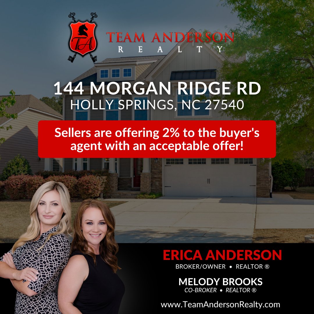 TeamARealEstate's tweet photo. ๐๐PRICE DROP๐๐ 4000+ SF, 3 Levels,
144 Morgan Ridge Rd
$774,000 https://t.co/VXLGeSjXEj
#pricedrop #hollysprings #morganpark #PrimeLocation #PoolCommunity #4000sf #5bedrooms #finishedattic #bonusroom #outdoorliving #craftsmanstylehome #ncrealestate #TeamAndersonRealty https://t.co/eHdPQrYGO8