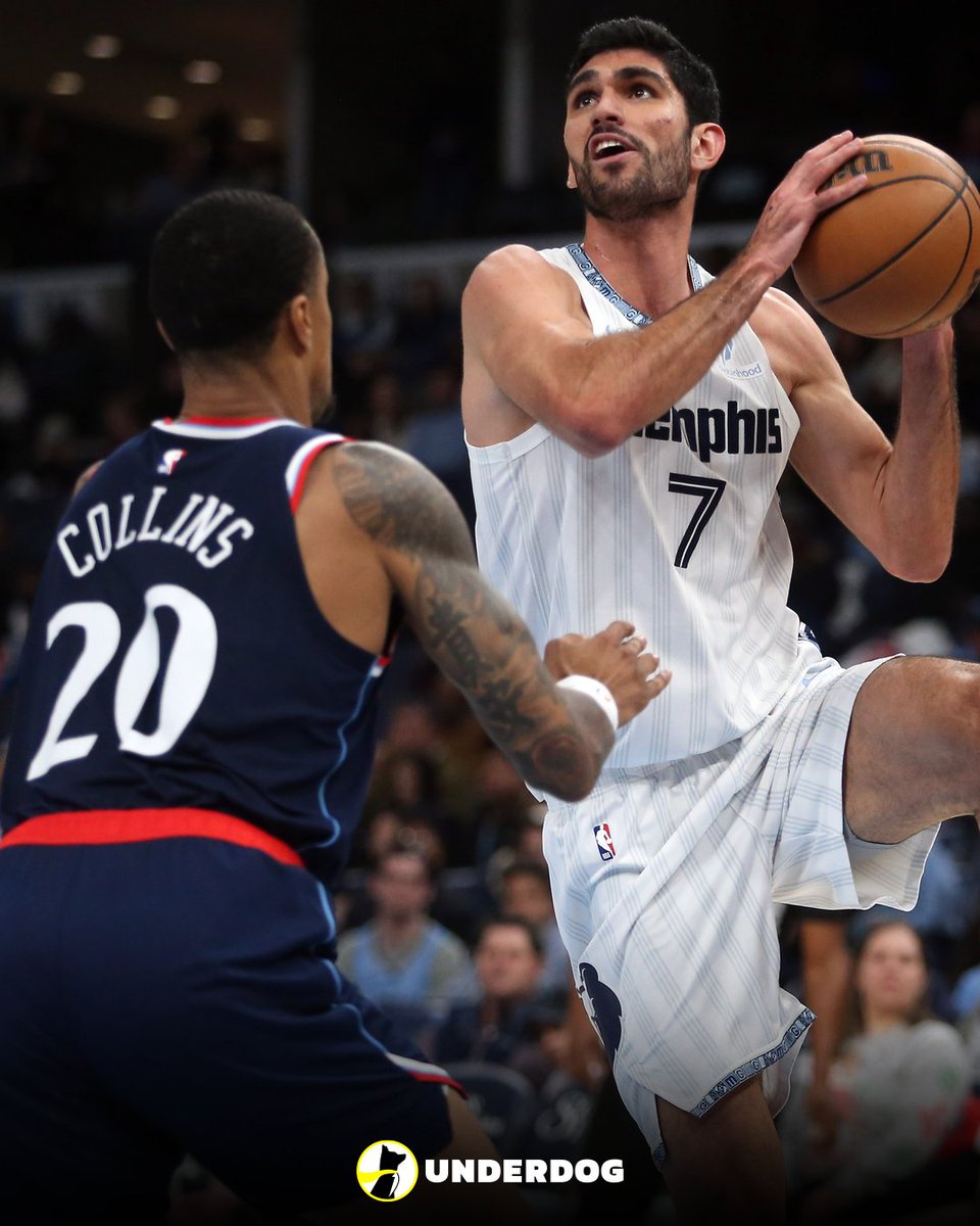 UnderdogNBA's tweet photo. Official 6-team trade summary:

Mavs get - Santi Aldama, Marcus Sasser, Tarik Biberovic

Pistons get - John Collins, Gary Harris, Taurean Prince, 3 second-round picks

Grizzlies get - Isaiah Stewart, D'Angelo Russell, AJ Johnson, 1 first-round pick (top-20 protected via DAL), 3 second-round picks, 1 second-round pick swap

Bucks get - Caris LeVert, 2 second-round picks, cash

Wizards get - Khris Middleton, 1 second-round pick

Clippers get - 1 second-round pick