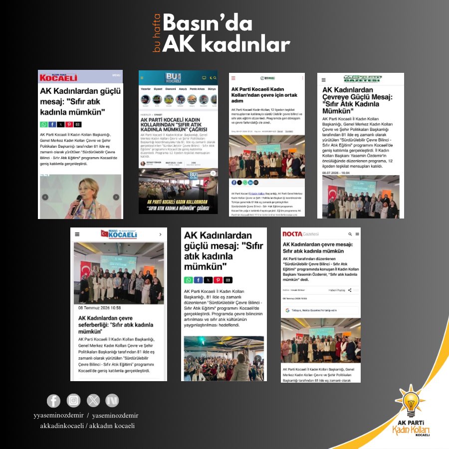 akkadinkocaeli's tweet photo. Bu hafta basında Ak Kadınlar;

https://t.co/CnU9y0kZwl

https://t.co/rzCxLx8NMn

https://t.co/51GOHLnFHt

https://t.co/12La5uUBHq

https://t.co/qviU3rtnwu

https://t.co/xsRPyQb6Dz

https://t.co/70bihlAmcy

@Akparti 
@tugbaisikercan 
@AKKADINGM 
@yyaseminozdemir https://t.co/zL8z2YCIB9
