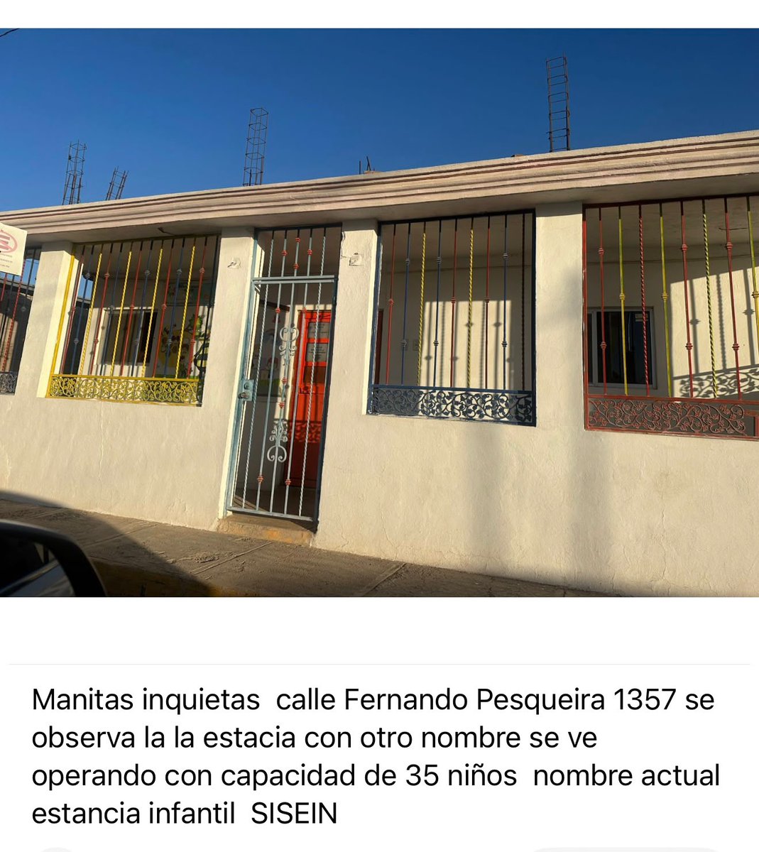 Chaposoto's tweet photo. Estas son algunas 'guarderías' para las que irían destinados los recursos que piden las manifestantes en el Congreso. Un reporte indica que no cumplen disposiciones de Protección Civil y no se apegan a la Ley 5 de junio. Todo eso se valora en la gestión del conflicto. https://t.co/aUiv6Ti3a7
