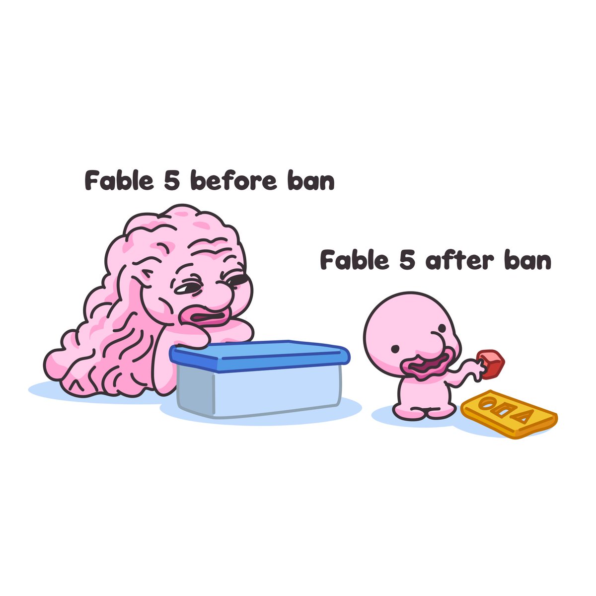 bebbobbop's tweet photo. Happy @claudeai’s API-only fable day https://t.co/TBH6NbDtBm