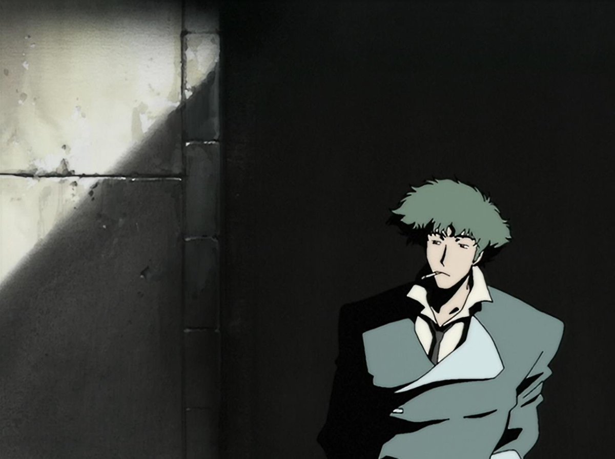 cohenschmoen's tweet photo. just got to the pierrot le fou episode on cowboy bebop. https://t.co/I3Wr0Sq3Bl