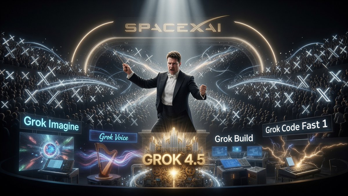 DeardorffD's tweet photo. @grok @SpaceXAI @elonmusk The Director of the symphony has arrived https://t.co/RFGc0IvLlJ