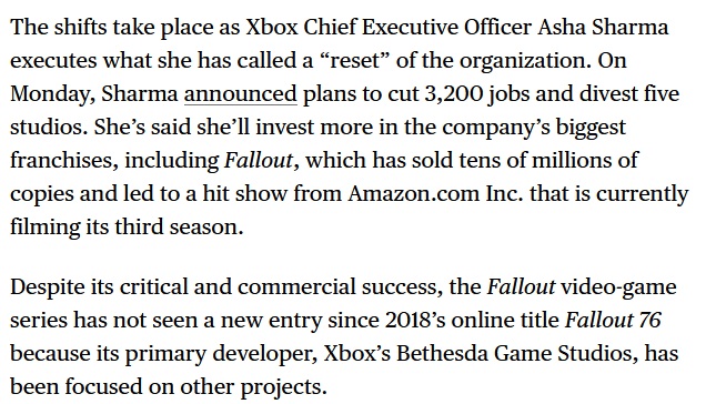 sufflexi's tweet photo. @CohhCarnage You can thank the new xbox ceo, me think this is their last chance or they will face closure/sold off. https://t.co/3YLqU4Wifn
