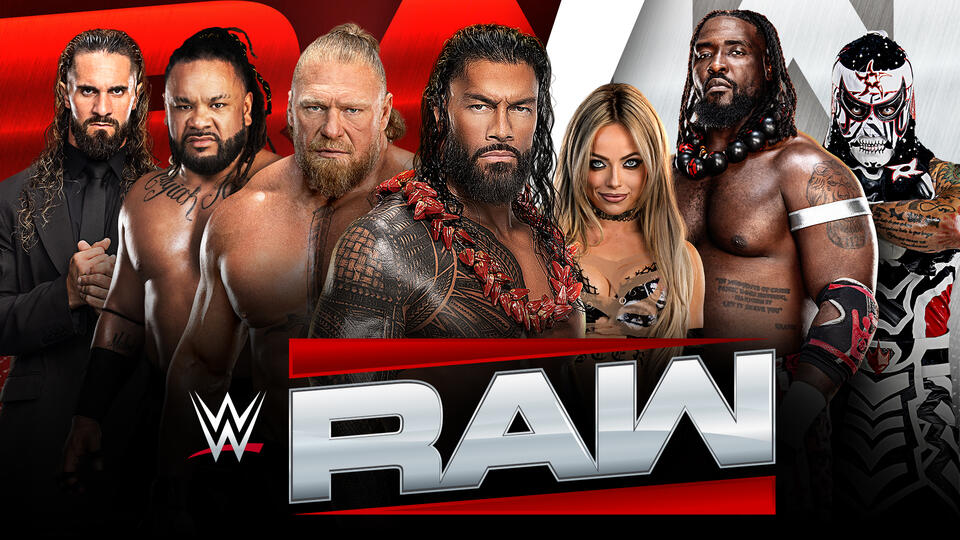 WrestleFeatures's tweet photo. WWE has released a new promo graphic for Monday's RAW.

Both World Champions are featured. https://t.co/jixQEbeQHR