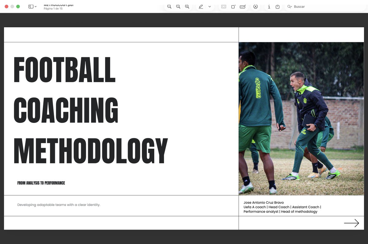 josecruzbravo's tweet photo. Sharing my football coaching methodology.
A summary of the principles that guide my work on and off the pitch.

https://t.co/WdzcZ5ymxd 

Feedback is always welcome.

#FootballCoaching #CoachDevelopment #FootballMethodology #GameModel #TrainingDesign https://t.co/hLxsy2h4YC