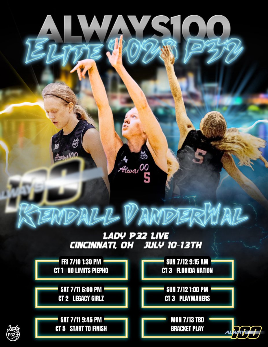 K_VanderWal15's tweet photo. Schedule for this weekend!! @vjhAlways100 @100_2028 Let’s go!! https://t.co/TSnLvGyxjb