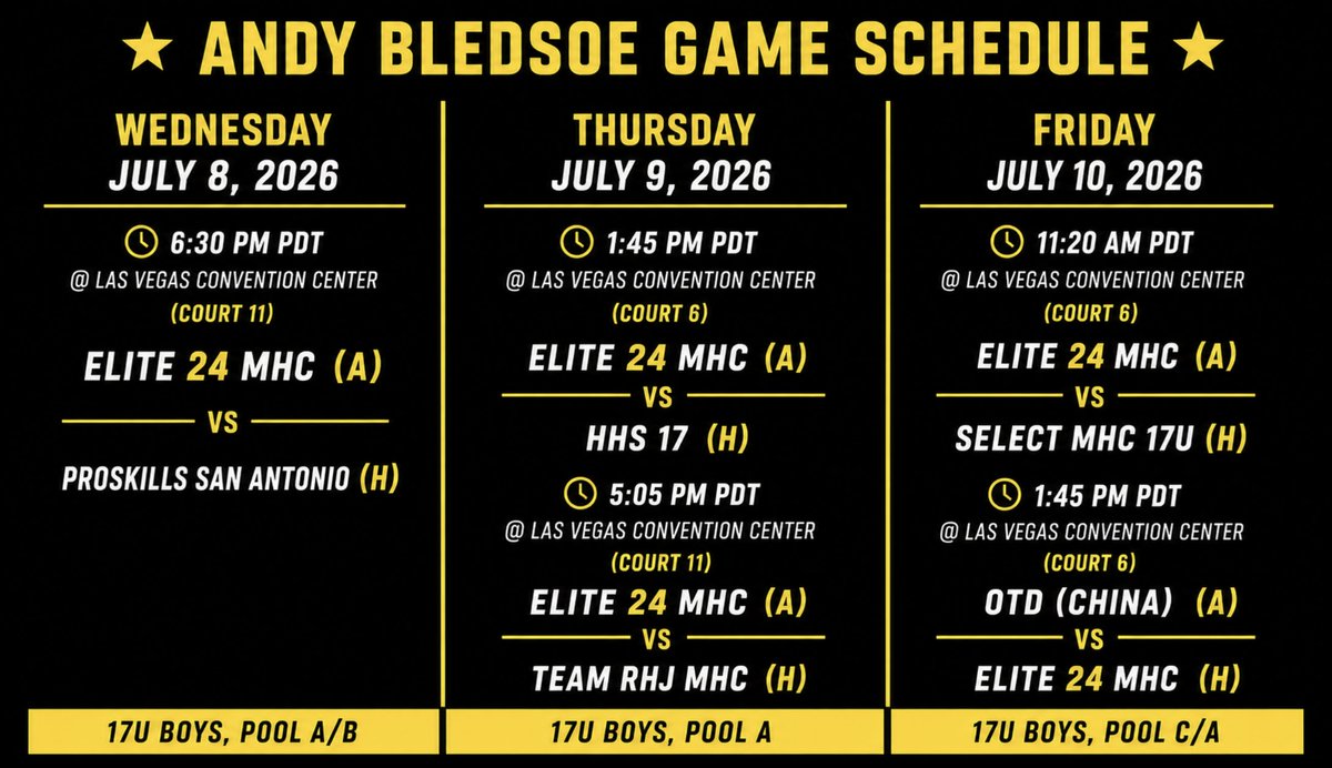 andybledsoe's tweet photo. Ready for Vegas Live Summer Session 1 w/ my team and @Elite24hoops + @madehoops https://t.co/SGmX84dAoi
