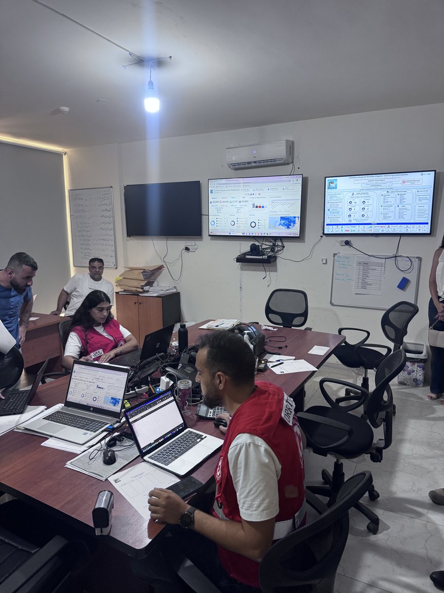 frank_mollen's tweet photo. I visited the Civil Defense Regional HQ in Tyre. These very brave men and women, working under huge stress and with very limited means, just never give up helping people in need #heroes https://t.co/Nr387uoMB5