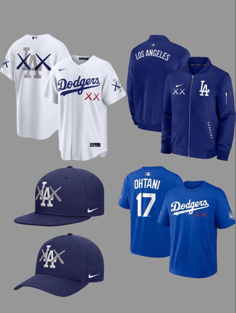 solefed's tweet photo. KAWS x MLB for the Los Angeles Dodgers and New York Yankees

- July 16-19 (Fanatics Fest)
- July 20 (Global) https://t.co/avbZXmgHSj