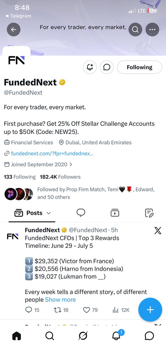 stanex_2's tweet photo. @Techriztm @PsychedeliaAcad @FundedNext @TraderHadesh Done ✅ 

Have been following for years sir https://t.co/cWoTf8OEH1