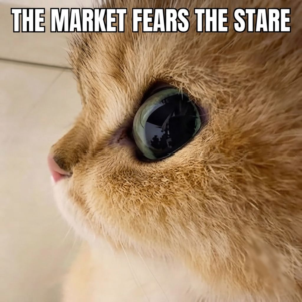 Dwane400's tweet photo. $Starecat, the OG Cat meme. https://t.co/vJLW2Rg68c