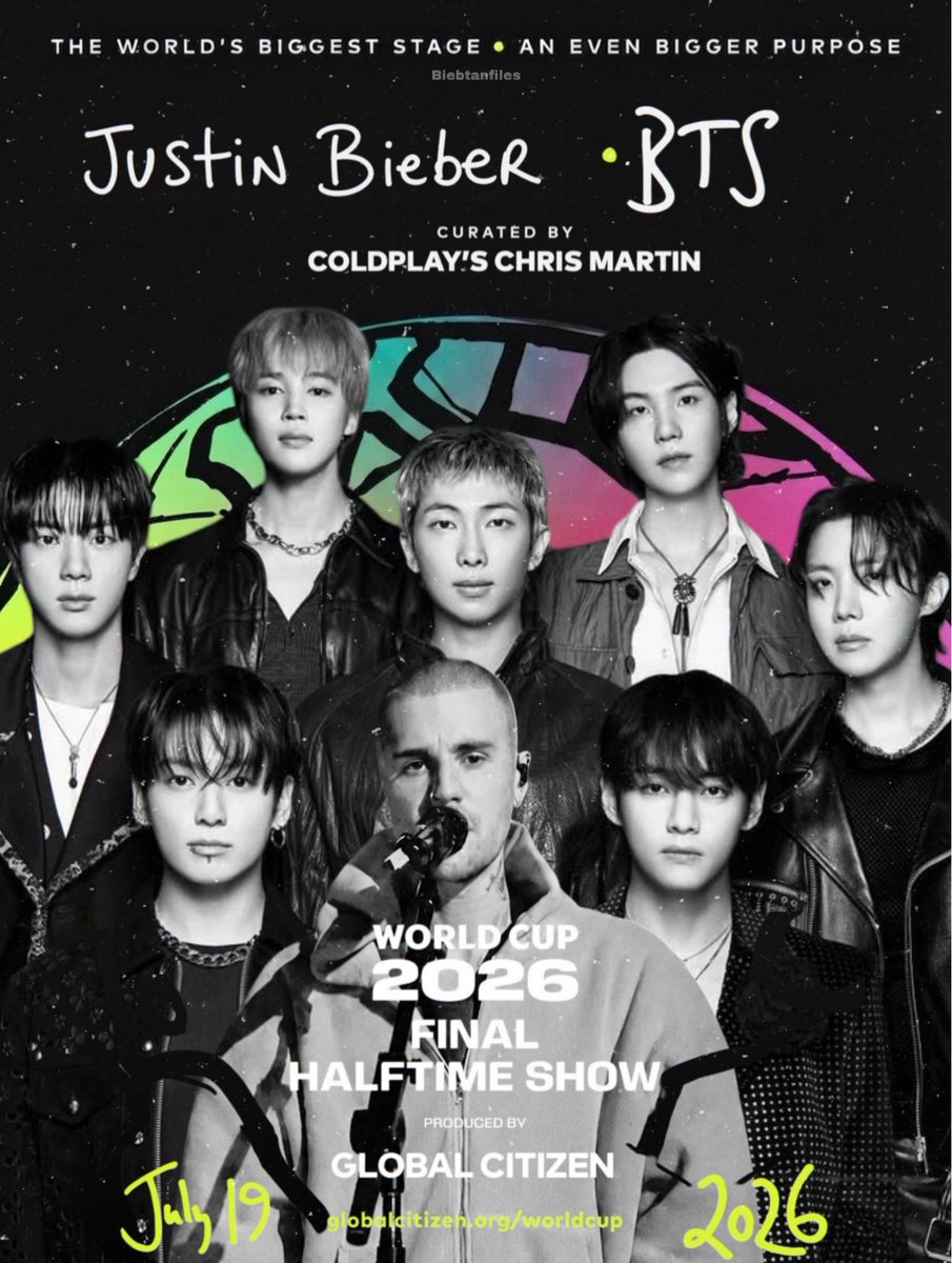 BiebtanFiles's tweet photo. BIEBTAN FIFA World Cup Final Halftime Show https://t.co/Udk6e3X8iR