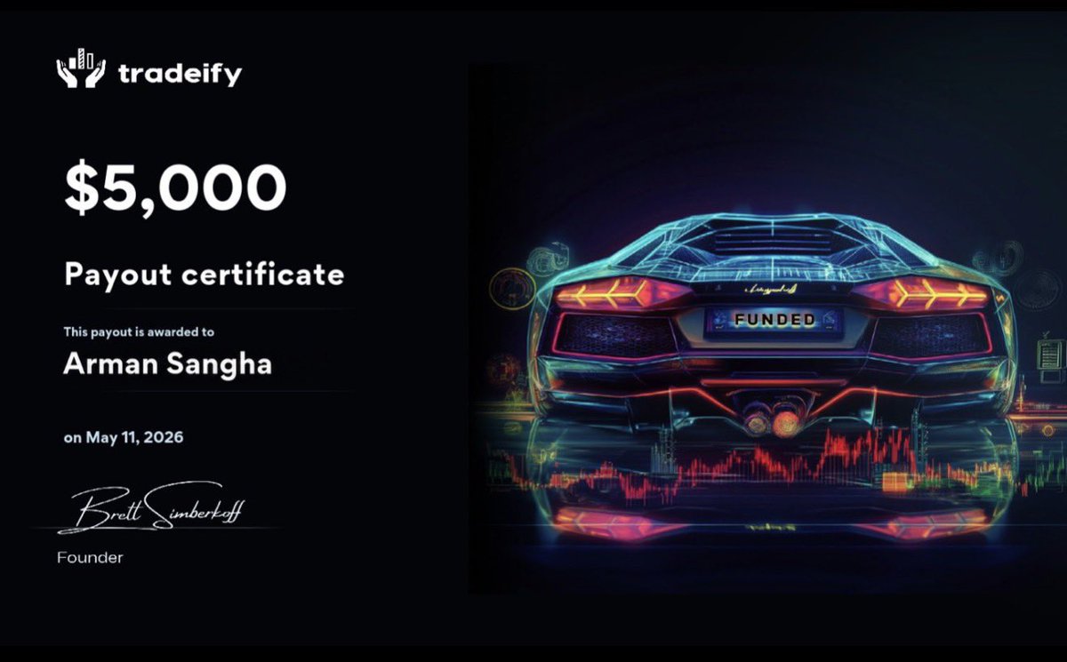 Armanfxs's tweet photo. Now Ive had payouts with most of the legit firms you see online, couldn't download many of the certificates as the firms went down but heres some of them- as well as myfxbook for my personal account which is up 20% only two quarters in. https://t.co/PACIDeR5ZQ