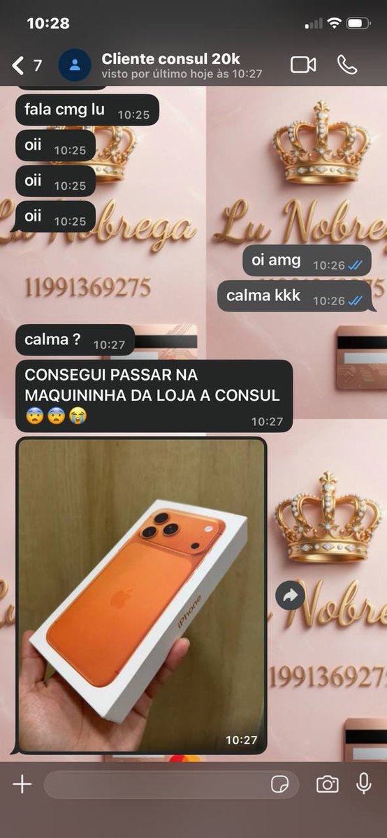 luananobregaof's tweet photo. +1 CLIENTE SATISFEITO! 
CONSULTÁVEL FAZENDO ESTRAGO ✅🚀 https://t.co/bkpCt45EBe