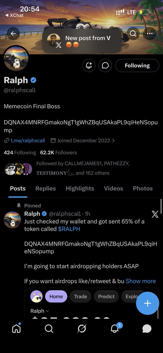 bigalamss's tweet photo. @ralphscall Can I get airdrop legend ?
This is gonna be a great win for me 
And I’ll hold and share with my followers also 

BekkAwEt9HrxrDScgvZ6G5JuMtjXL6JoY4tx6irSZ9Aa

Thank you soo much 🤭❤️ https://t.co/otZA9mNV62