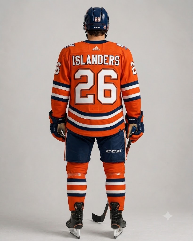 seanyhockey's tweet photo. Safe, but strong. #Isles https://t.co/FmAD2vUybG
