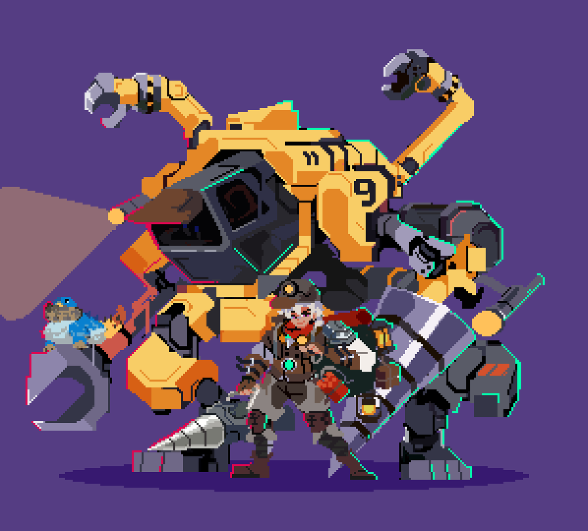 juna_ros's tweet photo. Commisioned by  Jaahimcosplays on IG #pixelart #ドット絵 https://t.co/NqhtjW3N7Y
