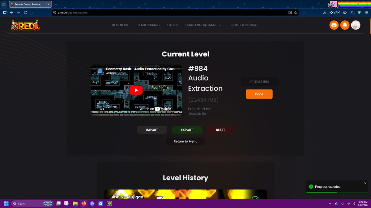 TheRealClever's tweet photo. 85% done https://t.co/m0FLLF8km1