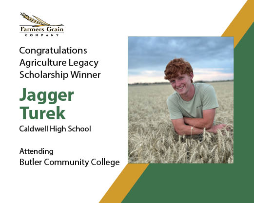 FarmersGrainCo's tweet photo. Congrats to Ag Legacy Scholarship recipient Jagger Turek. Jagger will attend Butler Community College. #2026scholarship #CoopProud @ButlerCC https://t.co/g1zw5Ru5fY